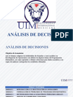 Presentación Análisis de Decisiones - UIM