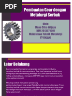 Download Pembuatan Gear Dengan Metalurgi Serbuk by Abraham Dana ST SN59290473 doc pdf
