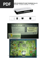 RECUPERAÇÃO DE MODEM TP-LINK TD-8810-VIA TELNET