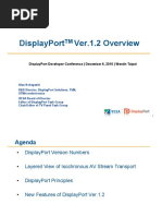 DisplayPort DevCon Presentation DP 1.2 Dec 2010 Rev 2b