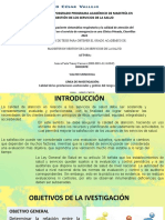 Relación satisfacción pacientes respiratorios y calidad atención emergencia clínica