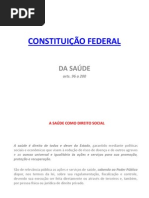 Consituicao Federal e Principios Ediretrizes Do Sus