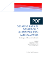 Desafíos para el desarrollo sustentable en Latinoamérica