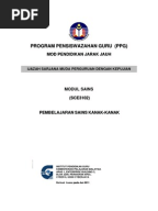 RANCANGAN PENGAJARAN HARIAN (RPH) SAINS PRASEKOLAH