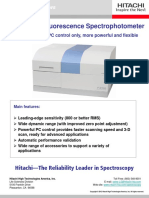 New! F-2710 Fluorescence Spectrophotometer: Hitachi Product News