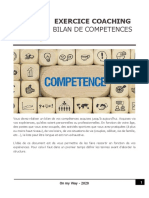 Bilan de Compétences