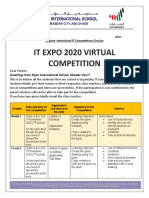 Circular For IT Expo 2020 Interschool Competitions