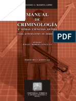 Manual de Criminología y Otras Ciencias Afines-Fernando Barrita