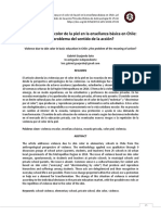 Violencias Por El Color de La Piel en La Enseñanza Básica en Chile. El Problema Del Sentido de La Acción