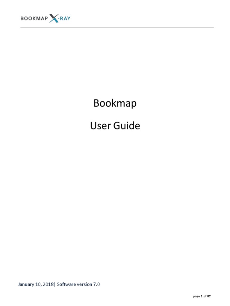 Bookmap User Guide and System Requirements | PDF | Icon (Computing ...