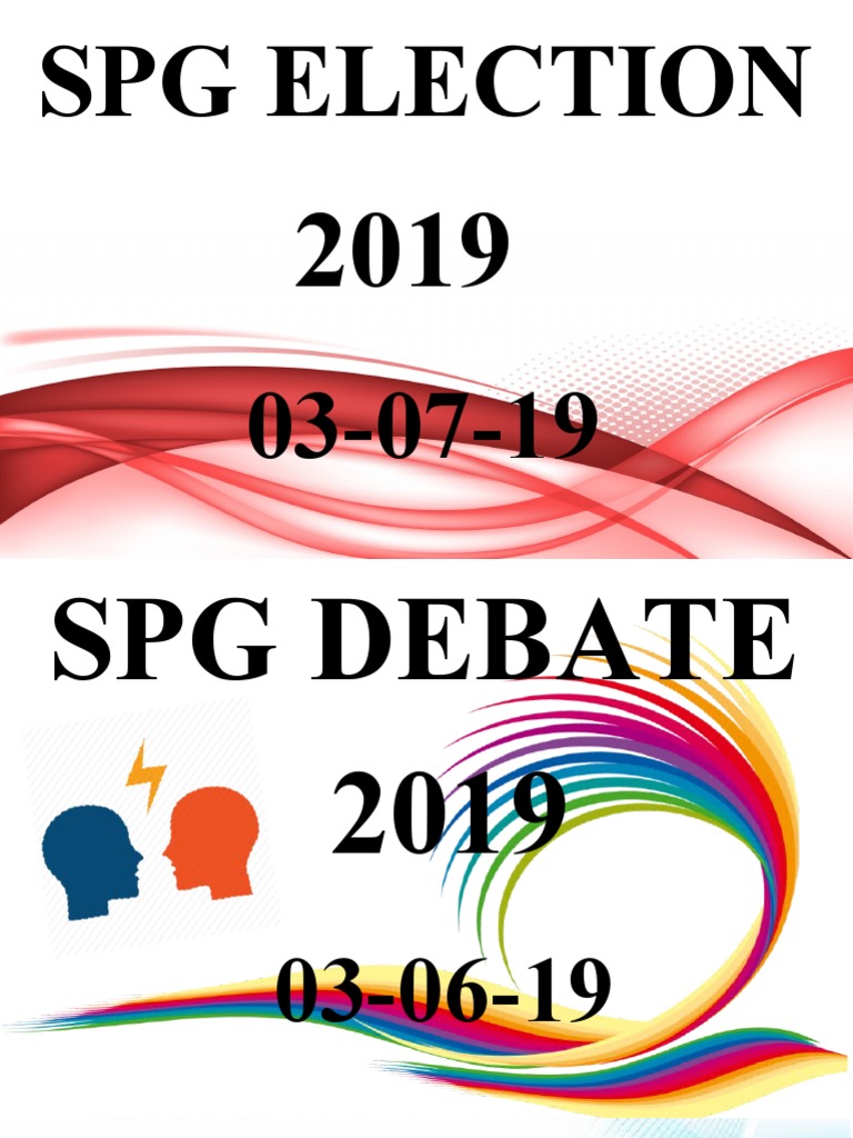 SPG Election Events 2019 | PDF