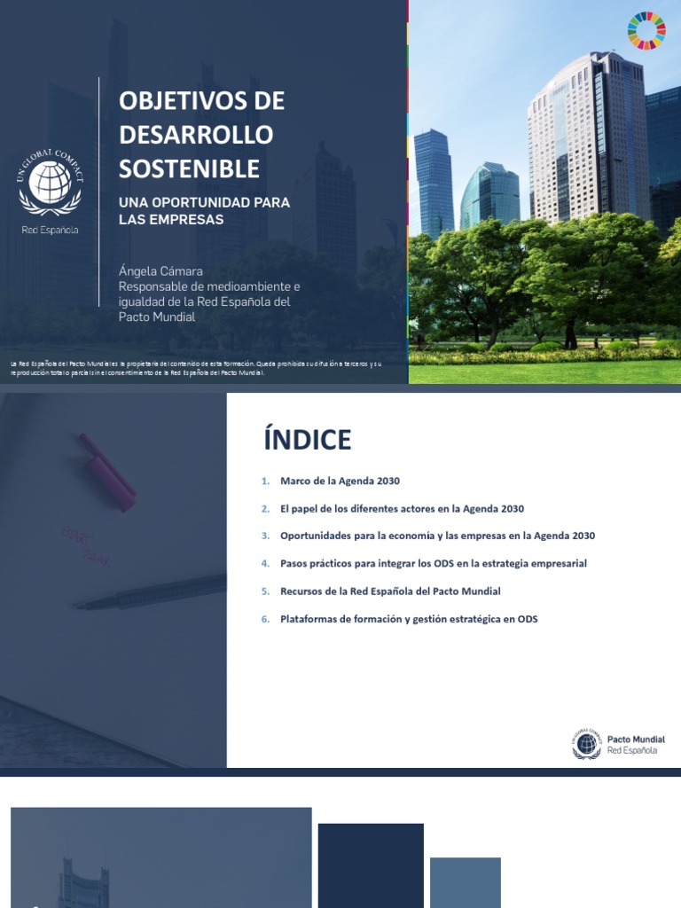 Integración de Los ODS en La Empresa | PDF | Sustentabilidad | Business