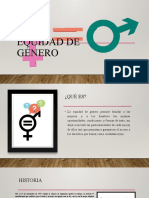 Principios de la equidad de genero