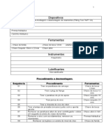 Relatório de Manutenção de Bombas