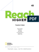 Reach Higher Teacher's Book Level 4B