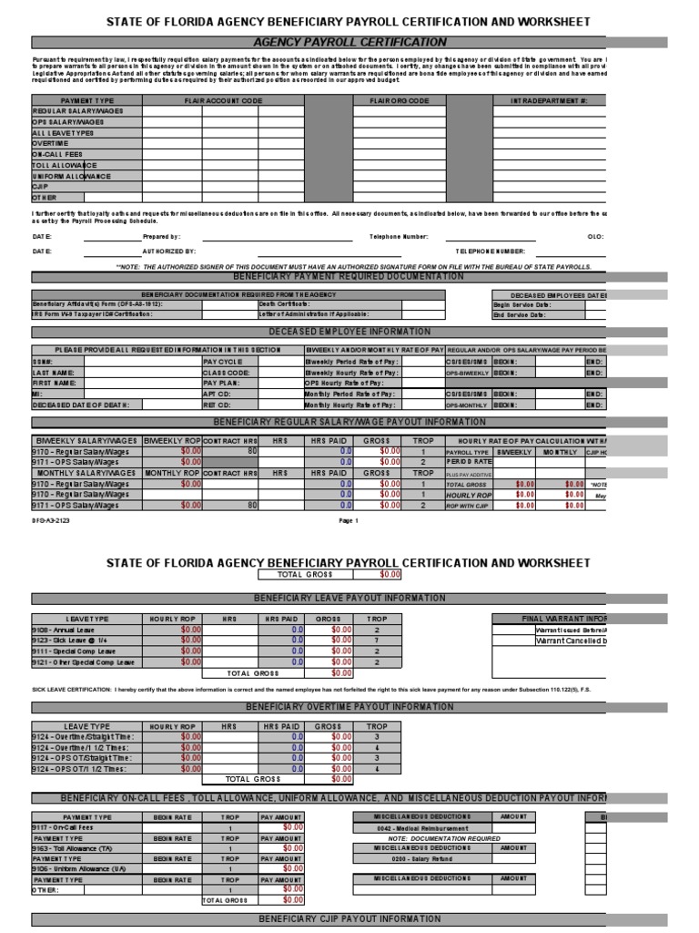 DFS A3 2123 | PDF | Payroll | Salary