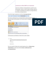 Combinar Correspond en CIA en Word 2007 Sin El Asistente