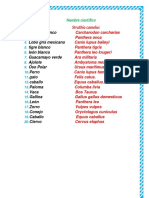 Nombres Científicos