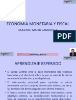 Economía monetaria y fiscal: Banco Central controla base monetaria