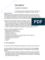 El Sector Terciario