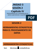 Unidad 3 Sesion 2 Herramientas Estadisticas para El Proceso de Datos