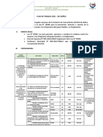 Plan de Trabajo 2022 - Idc Baños