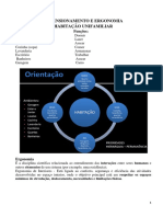 Dimensão e ergonomia para habitação unifamiliar