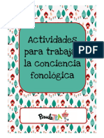 Conciencia Fonologica Cuaderno