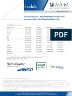 Dividend Schedule 2022