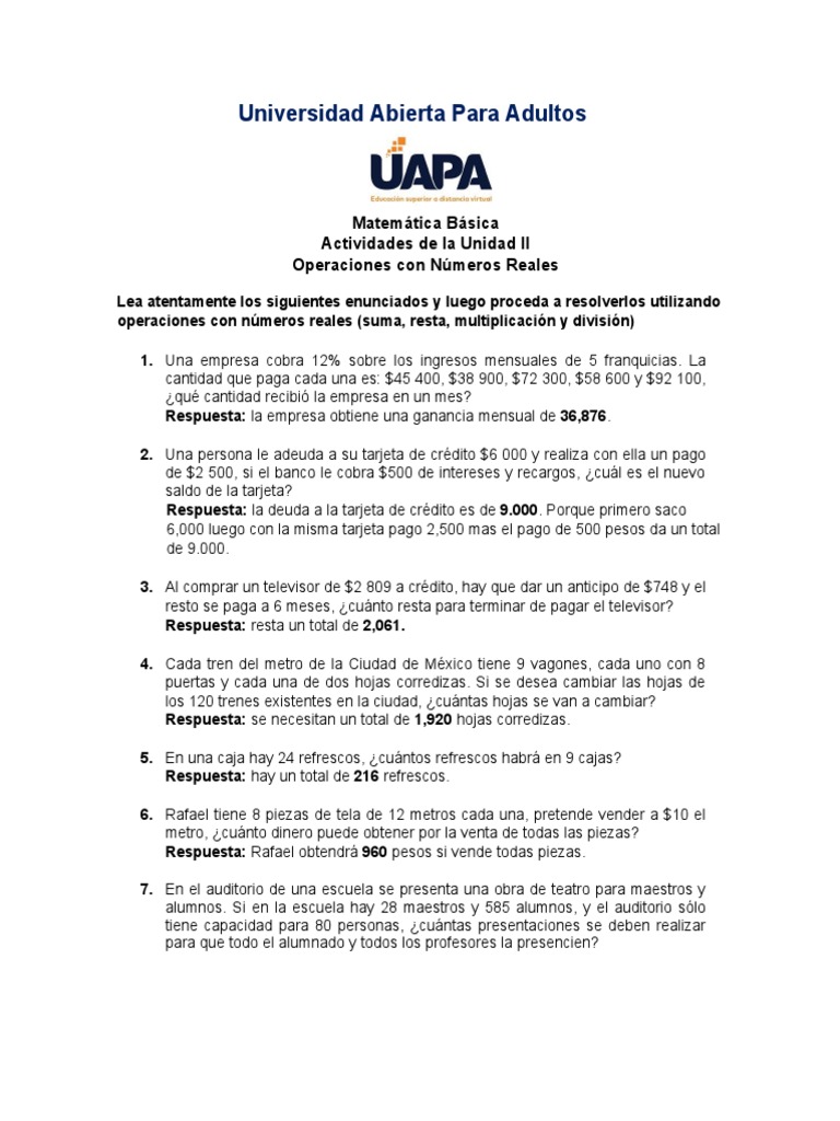 Tarea 2 de Matemática | PDF | Crecimiento personal y profesional | Negocios
