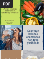 ¿Cómo Tener Una Alimentación Saludable y Sostenida