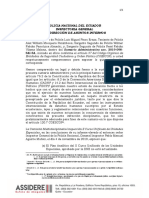 Policia Nacional Del Ecuador Inspectoria General Subdirección de Asuntos Internos