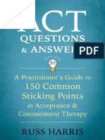 Preguntas y Respuestas de ACT Una Guía para El Profesional de 150