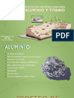 Procesos Básicos de Aleaciones Uso Industrial de Cobre, Aluminio y Titanio. 20490801. Martinez Sanchez Sofia.