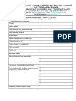 Formulir Klien Individu Sesi Pertama