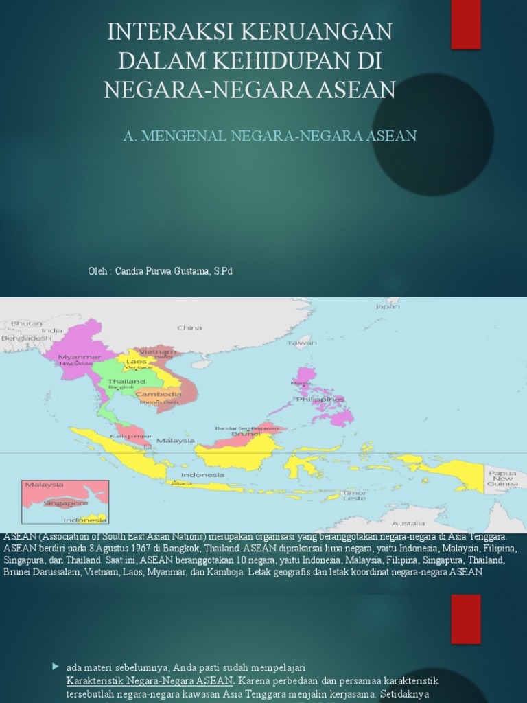 Pertemuan 1 Interaksi Keruangan Dalam Kehidupan Di Negara Negara Asean