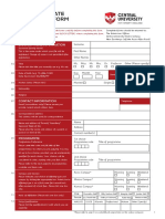 CU Admissions Form - 2022