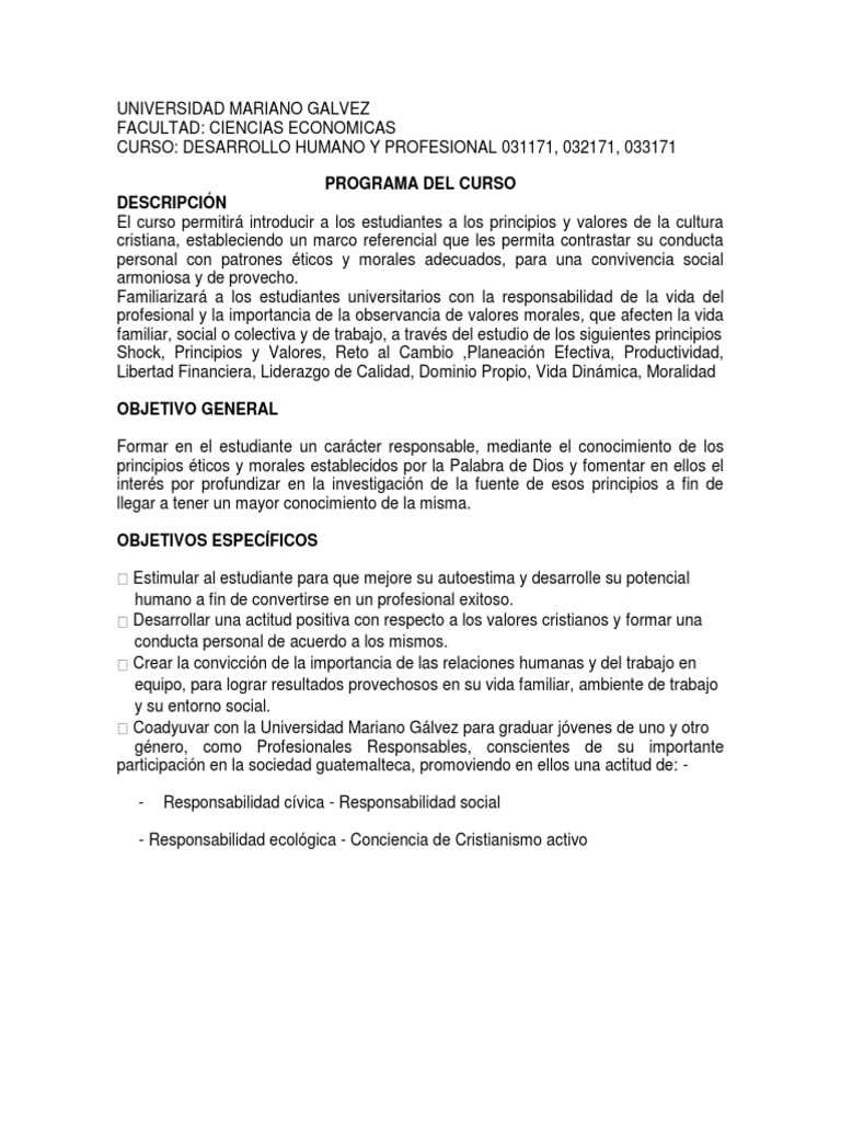 Desarrollo Humano y Profesional | PDF | Conocimiento | Comportamiento