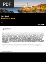 SAP Fiori Lighthouse Apps