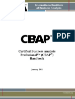 CBAP Handbook Jan 2011