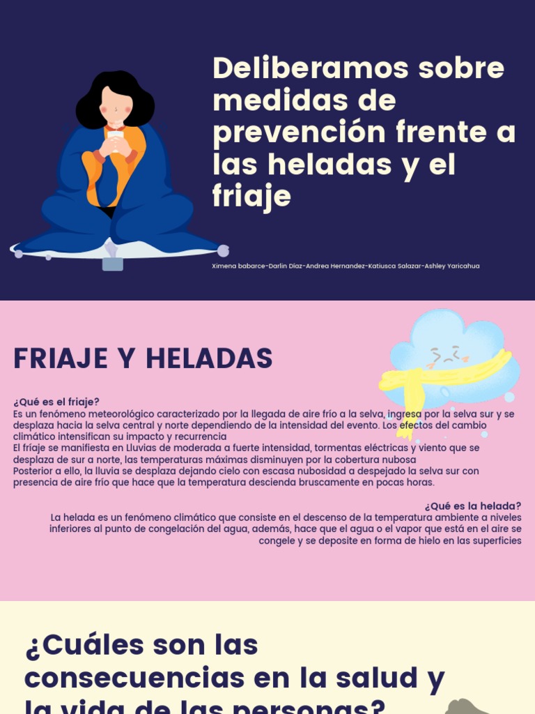 Prevención de Heladas y Friaje | PDF | Nieve | Naturaleza