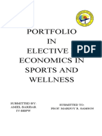 Sports Economics: An Analysis of the Economic Principles of Sports