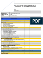 171882905 Daftar Periksa Harian HSE Maret 2013