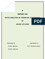 Ratio Analysis - Ashok Leyland