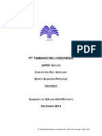 Summary Report of SEIA and HCV Assessments - PT TDI Dec