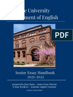 Senior Essays Handbook