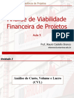 Análise de Viabilidade Financeira de Projetos Aula 5