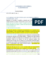 La Interpretación Jurídica Perelman