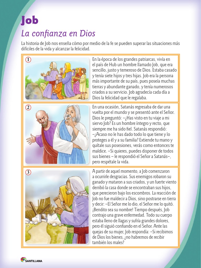 La fe y paciencia de Job en la Biblia | PDF | Libro de trabajo