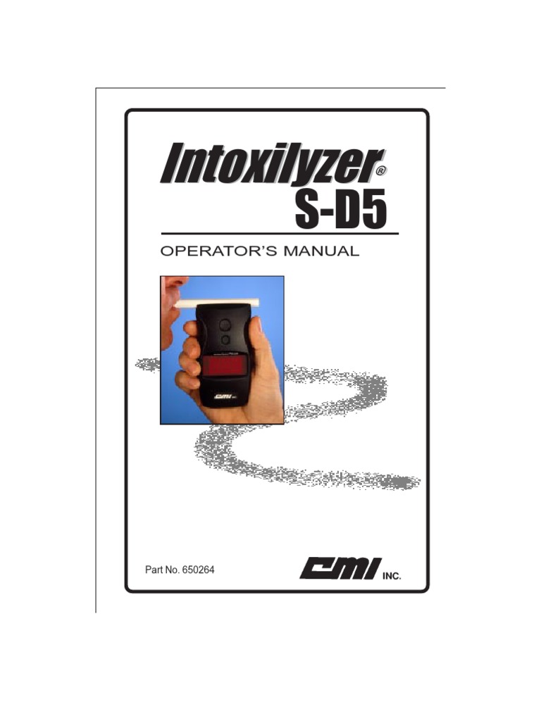 Intoxilyzer SD5 Manual PDF Calibration Nature